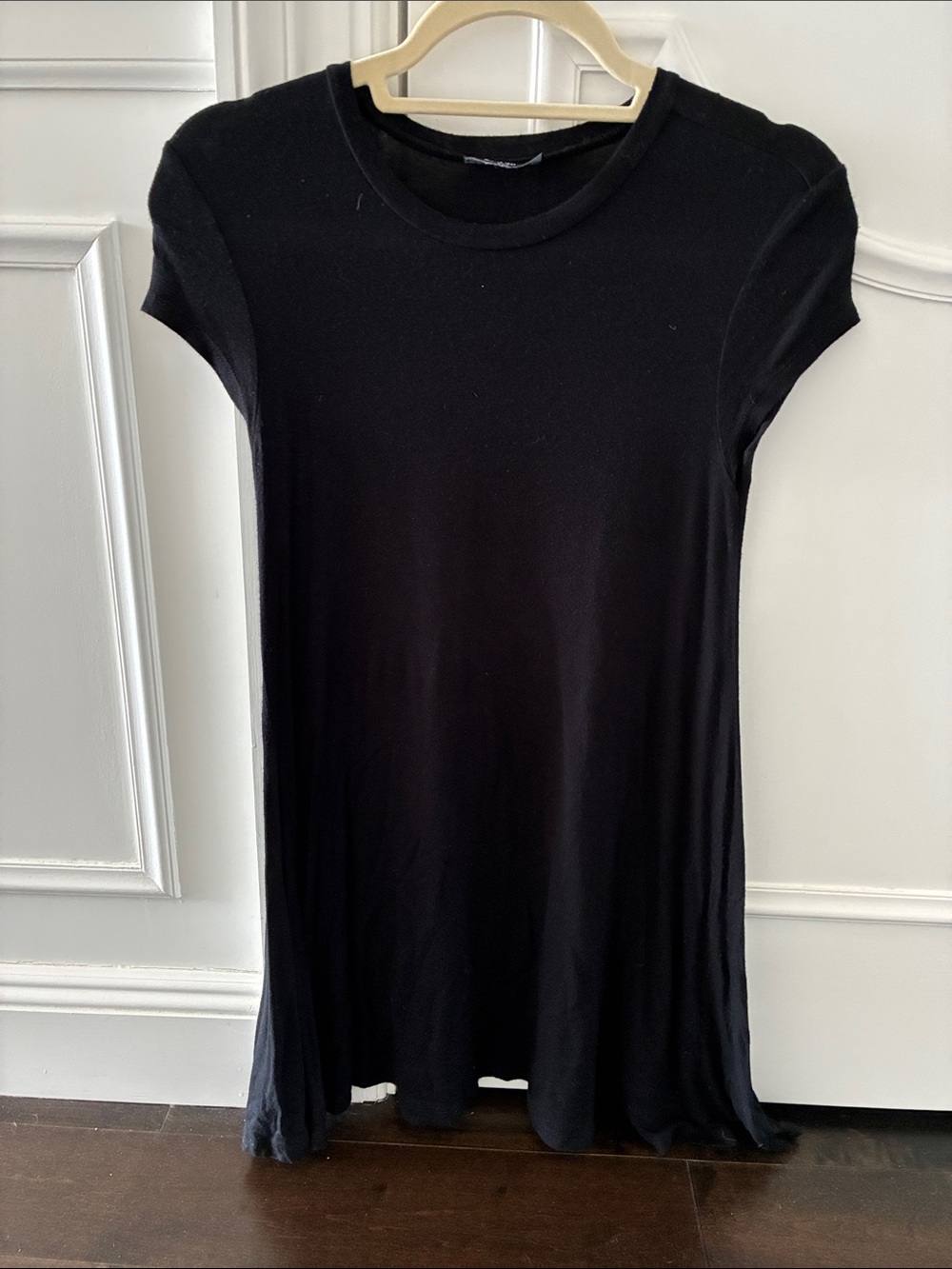 Nasty Gal Black Short Sleeve Crewneck Tee